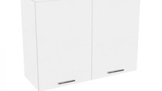 Corp suspendat 80 YANA, 2 usi, corp alb, fronturi alb, 80x30x60 cm