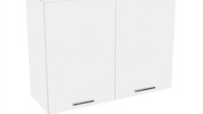 Corp suspendat 80 YANA, 2 usi, cu picurator, corp alb, fronturi alb, 80x30x60 cm
