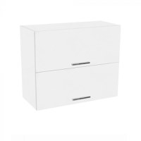 Corp suspendat 80 YANA, 2 usi rabatabile, corp alb, fronturi alb, 80x30x60 cm - 1