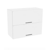 Corp suspendat 80 YANA, 2 usi rabatabile, corp alb, fronturi alb, 80x30x60 cm - 1