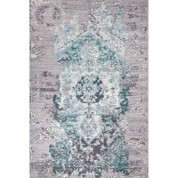 Covor Fusion Modern 198, gri si albastru, 150x230 cm - 1