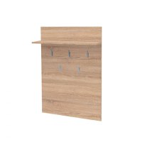 Cuier MARA II, de perete, sonoma deschis, 70x22x100 cm - 1