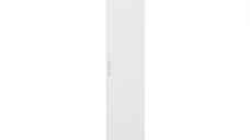 Dulap ALMA, 1 usa, 5 rafturi, alb, 40x52x203 cm