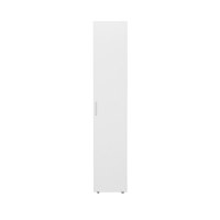 Dulap ALMA, 1 usa, 5 rafturi, alb, 40x52x203 cm - 1