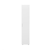 Dulap ALMA, 1 usa, 5 rafturi, alb, 40x52x203 cm - 1