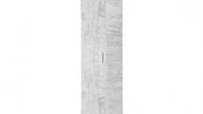Dulap ALMA, 1 usa, 5 rafturi, pin antichizat, 40x52x203 cm