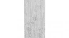 Dulap ALMA 2 usi, 5 rafturi, bara de haine, pin antichizat, 80x52x203 cm
