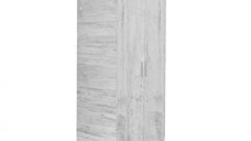 Dulap ALMA 2 usi, 5 rafturi, pin antichizat, 80x52x203 cm