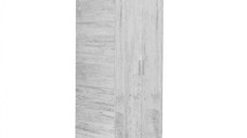 Dulap ALMA 2 usi, 5 rafturi, pin antichizat, 80x52x203 cm