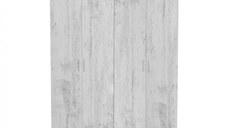 Dulap ALMA L, 4 usi, 6 rafturi, bara de haine, pin antichizat, 160x52x203 cm