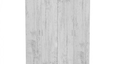 Dulap ALMA L, 4 usi, 6 rafturi, bara de haine, pin antichizat, 160x52x203 cm