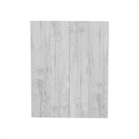 Dulap ALMA L, 4 usi, 6 rafturi, bara de haine, pin antichizat, 160x52x203 cm - 1
