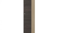 Dulap ARS 02, 1 usa, 1 raft, bara de haine, corp PAL stejar american, fronturi PAL frasin, 40x51x201 cm