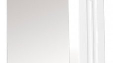 Dulap baie suspendat 172 cu oglinda si iluminare LED, alb, 65x71 cm