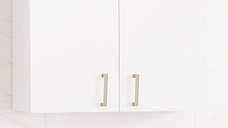 Dulap baie suspendat PROFI, 2 usi, alb, 65x21.5x68 cm