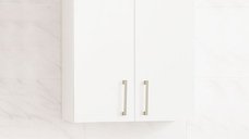 Dulap baie suspendat PROFI, 2 usi, montat, alb, 35x21.5x68 cm