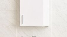 Dulap baie suspendat PROMO, 1 usa, alb, 30x21.5x68 cm