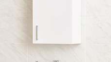 Dulap baie suspendat PROMO, 1 usa, alb, 30x21.5x68 cm