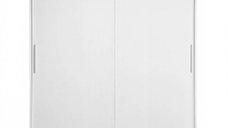 Dulap CORFU 01, usi glisante, alb, 200x60x200 cm