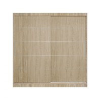 Dulap CORFU 03, usi glisante, sonoma, 200x60x200 cm - 1