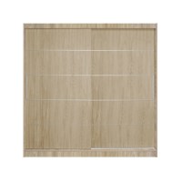 Dulap CORFU 03, usi glisante, sonoma, 200x60x200 cm - 1