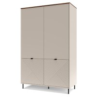 Dulap EVO, 2 usi, casmir + stejar castello, 123,2x54,9x194,5 cm - 1