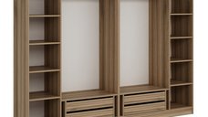 Dulap KALE Auriu Fara Usi, Dimensiuni 270x52x210 cm