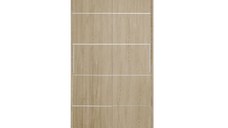 Dulap KOSS 03, cu usi glisante, sonoma, 100x60x200 cm