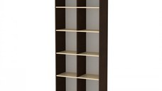 Dulap KSC-2, 10 rafturi, wenge + mesteacan, 83x36x205 cm
