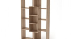 Dulap KSC-4, 11 rafturi, sonoma, 110x35x180 cm