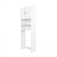 Dulap masina de spalat, 2 usi, alb, 65x30x190.5 cm - 1