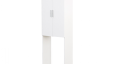 Dulap masina de spalat GRAND, 2 usi, alb, 65x30x190.5 cm