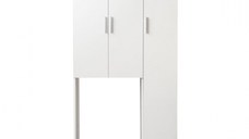 Dulap masina de spalat GRAND XL, 3 usi, alb, 97x30x190 cm