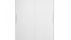 Dulap RODOS 01, usi glisante, alb, 150x60x200 cm