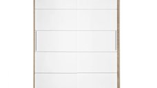 Dulap RODOS 03, usi glisante, corp somona + usi alb, 150x60x200 cm