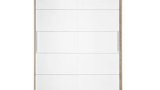 Dulap RODOS 03, usi glisante, corp somona + usi alb, 150x60x200 cm