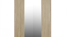 Dulap RODOS 04, usi glisante si oglinda, sonoma, 150x60x200 cm