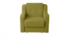 Fotoliu extensibil GINA II cu arcuri si lada de depozitare, verde deschis, dimensiuni 95x100x95 cm