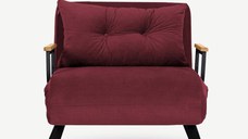 Fotoliu extensibil SANDO, bordo, 67x78x78 cm