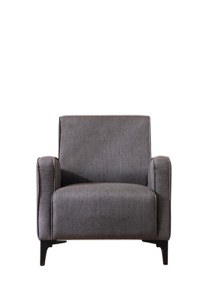 Fotoliu fix PETRA, antracit, 78x78x87 cm - 1