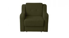 Fotoliu GINA II extensibil, cu arcuri si lada depozitare, verde inchis, 95x100x95 cm