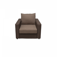 Fotoliu NERO extensibil, maro inchis + maro deschis, 93x90x80 cm - 1