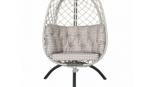 Leagan suspendat PALERMO, bej, 124x118x186 cm