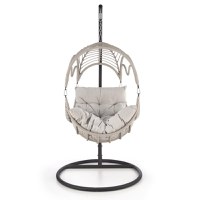 Leagan suspendat RASMUS, gri, 85x60x202 cm - 1