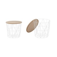 Masa cafea MARIFFA, negru, ,Œ  42 cm - 1