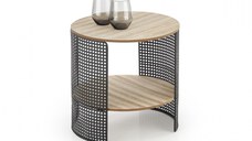 Masa cafea TRAFICA, natural + negru, ,Œ  41 cm