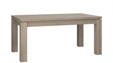 Masa extensibila ELARA, stejar Bianco, 90,4x160,4x76,1 cm