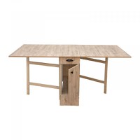 Masa plianta cu role si spatiu depozitare, 8 persoane, sherwood, 92 180x92x80 cm - 1