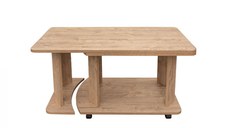 Masuta cafea, cu rotile, sherwood, 95x50x50 cm