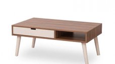 Masuta cafea GRS 2220, maro + bej, 110x60x15 cm